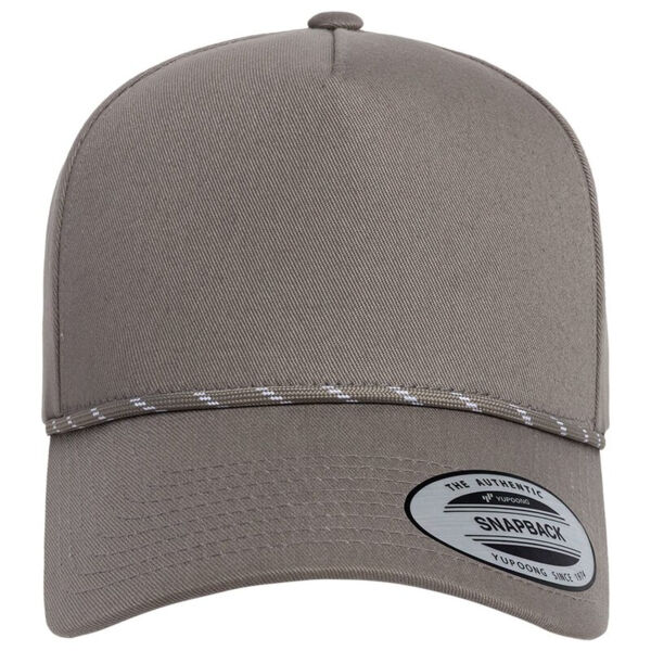 Retro Cotton Blend Five-Panel Rope Cap Thumbnail
