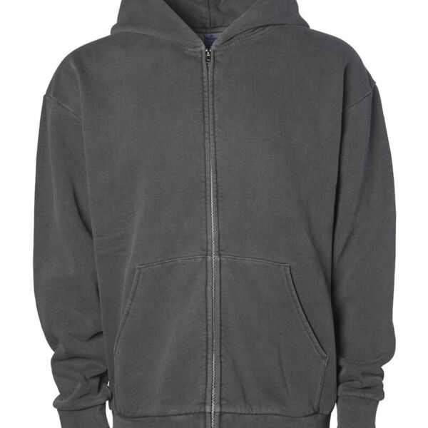 Unisex Mainstreet Heavyweight Full-Zip Hooded Sweatshirt Thumbnail