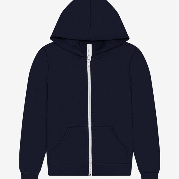 Youth Sponge Fleece Full Zip Hooded Sweatshirt Thumbnail