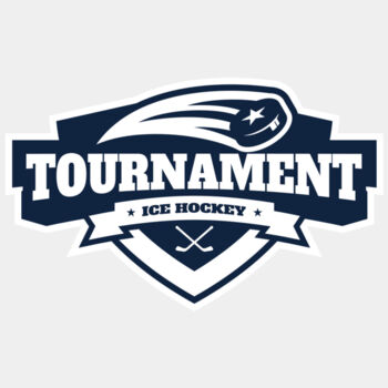 Tournament Ice Hockey logo template 02 Thumbnail
