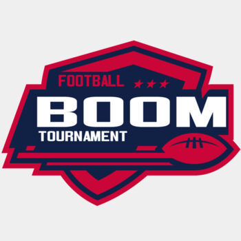 Boom Tournament Football logo template Thumbnail