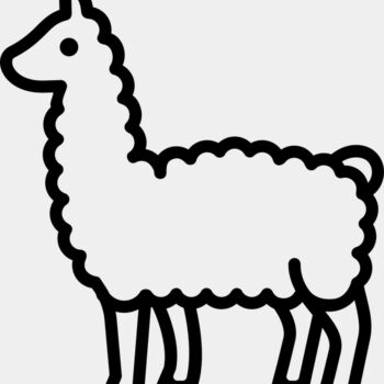 Lllama   Clipart 1 Thumbnail