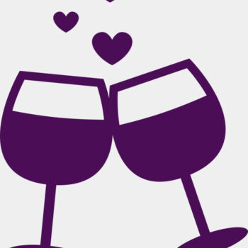 Valentines Wine Glass Thumbnail