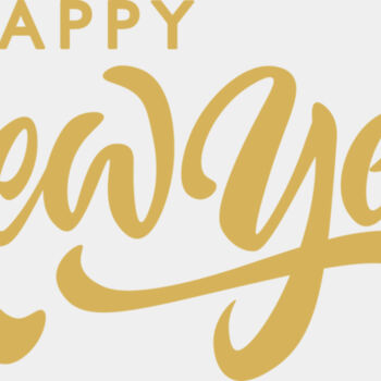 Happy New Year Gold Thumbnail