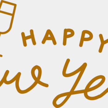 New Year and Wine Glass Thumbnail