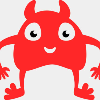Cute Red Monster Thumbnail