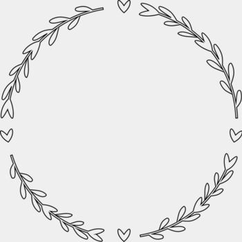 Floral Wreath Frame Thumbnail