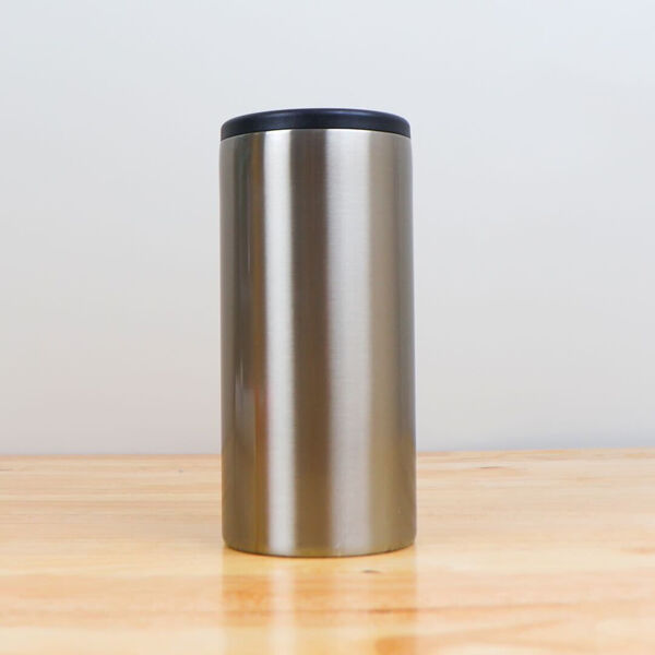 Sublimation Steel Silver Can Cooler Thumbnail