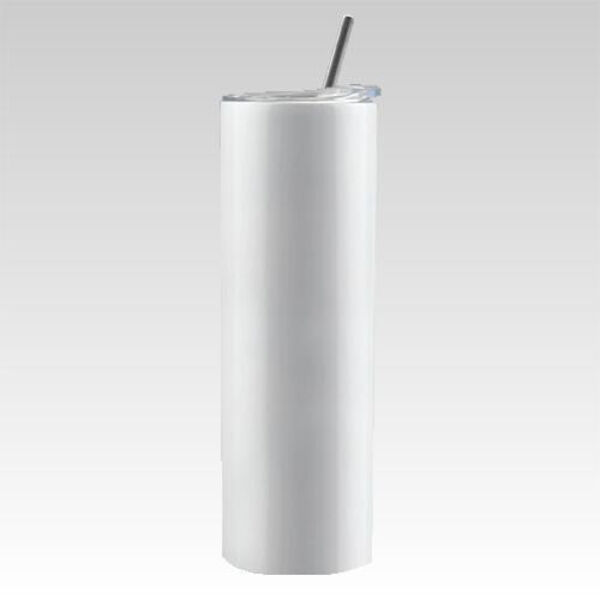 Sublimation Steel Skinny Tumbler with Straw 30 oz Thumbnail