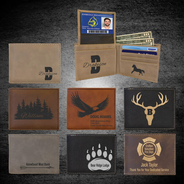 Blank Leatherette Wallets Thumbnail