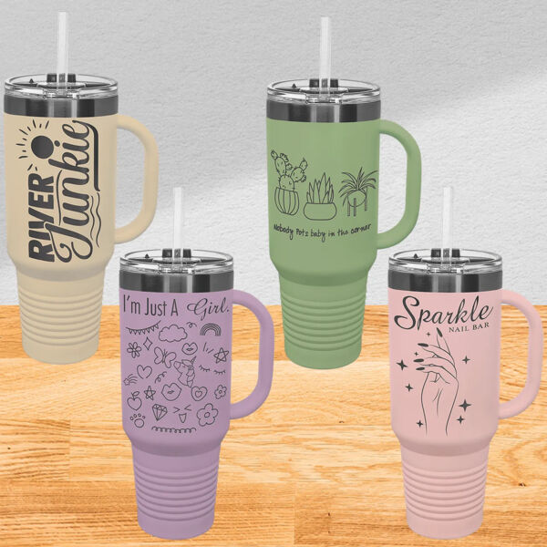 Blank Polar Camel™ Pastel/Ghost Black Drinkware Thumbnail