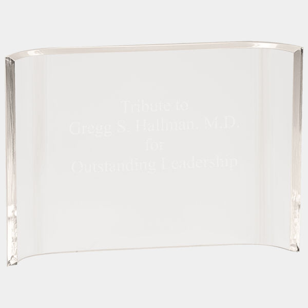 10" x 7" Acrylic Crescent Thumbnail