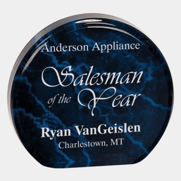 4 1/2" Marble Acrylic Circle Thumbnail