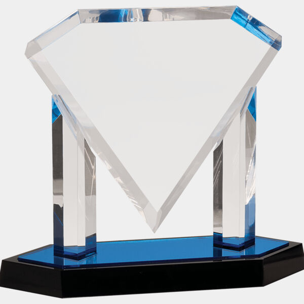 9 1/2" Floating Diamond Acrylic Thumbnail