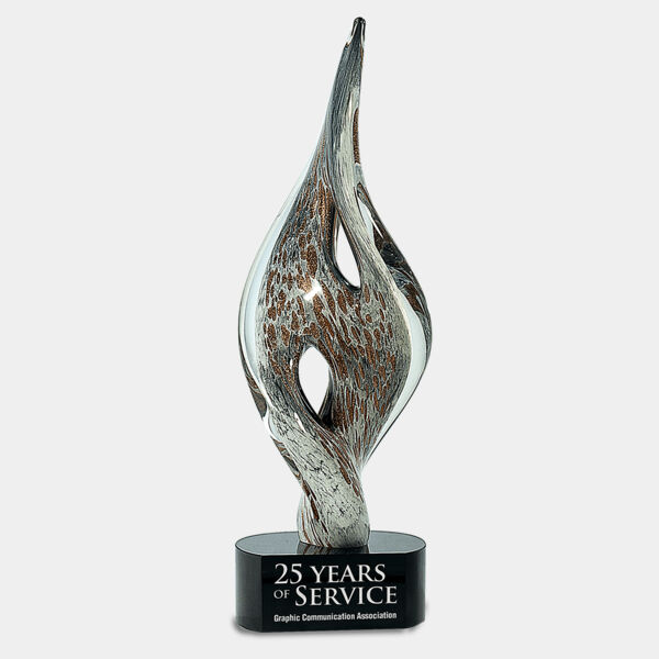 15" Spire Twist Art Glass Thumbnail