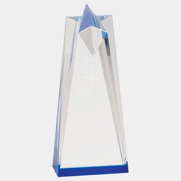 3 1/2" x 8" Sculpted Star Acrylic Thumbnail