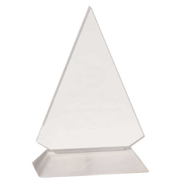 4" x 5" Triangle Pop-In Acrylic (Base not included) Thumbnail