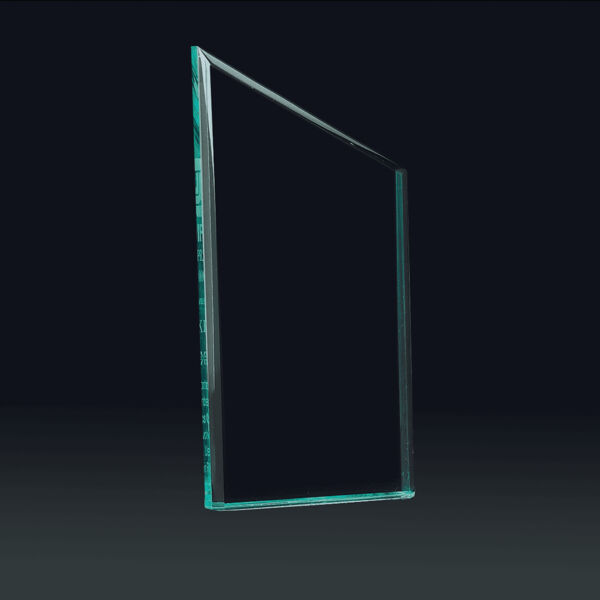 3 3/4" x 7" Zenith Series Jade Acrylic Award-Upright Only Thumbnail