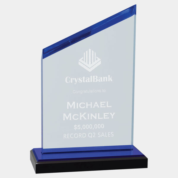 4 1/2" x 7 1/2" Zenith Series Acrylic with Accents, Base with Mirror Top Thumbnail