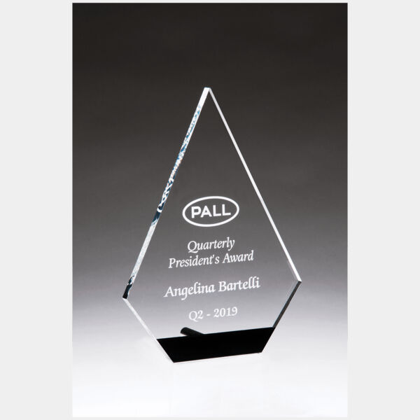 6 1/2" x 9" Diamond Series Acrylic with Accent and Post Thumbnail