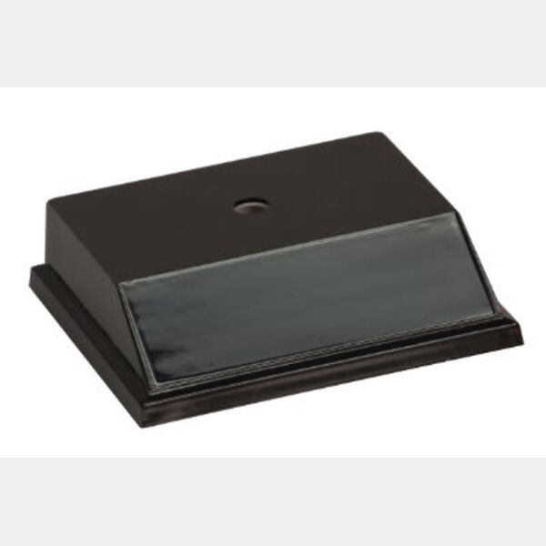 3 3/4" x 4 1/2" Centerhole Countersunk Big Plate Weighted Plastic Base Thumbnail