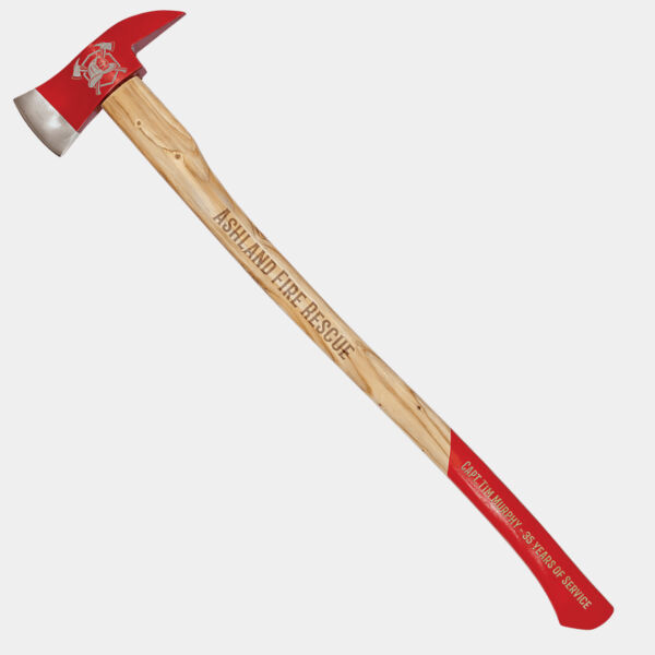 36" Long Fireman Axe with Blade Guard Thumbnail