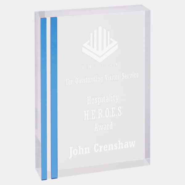 6" x 8" Rectangle Acrylic with Edge Thumbnail