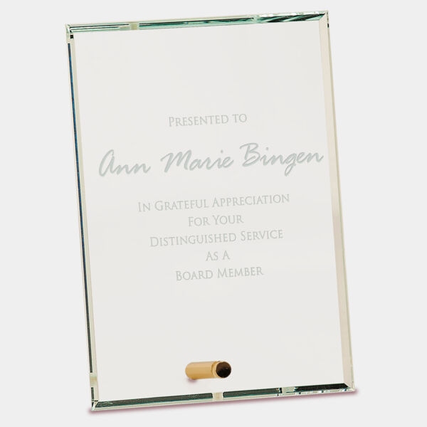 5" x 7" Rectangle CrystalEdge Glass Thumbnail