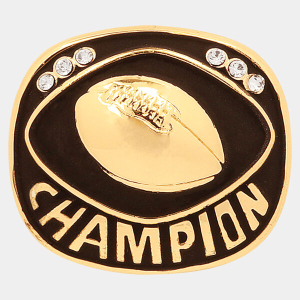 Football Champion Ring Insert Thumbnail