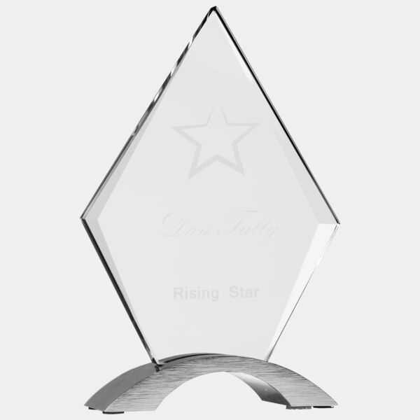 7 1/4" Diamond Cosmic Acrylic with Base Thumbnail