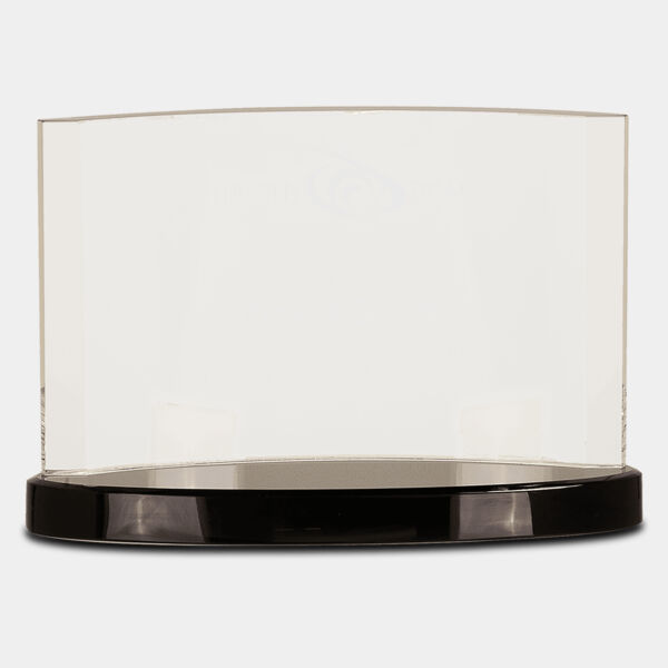 9" x 6" Crystal Crescent on Crystal Base Thumbnail