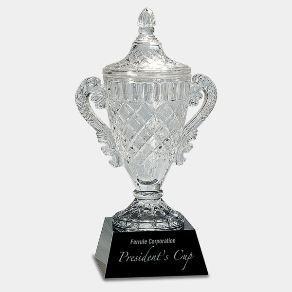 14" Crystal Cup on Pedestal Base Thumbnail