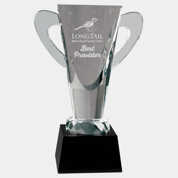 9" Crystal Cup on Pedestal Base Thumbnail