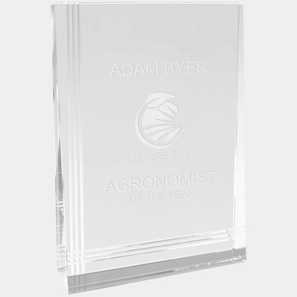 5 1/2" x 8" Crystal Wedge Thumbnail