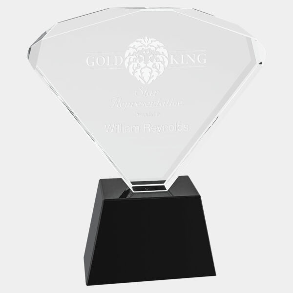 7 1/4" Crystal Fan with Base Thumbnail