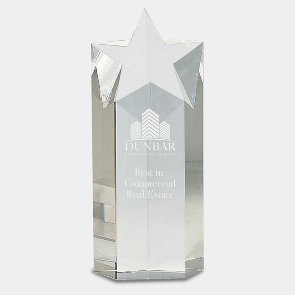 10" Crystal Star Column Thumbnail