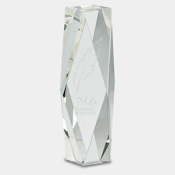 8" Crystal Facet Tower Thumbnail