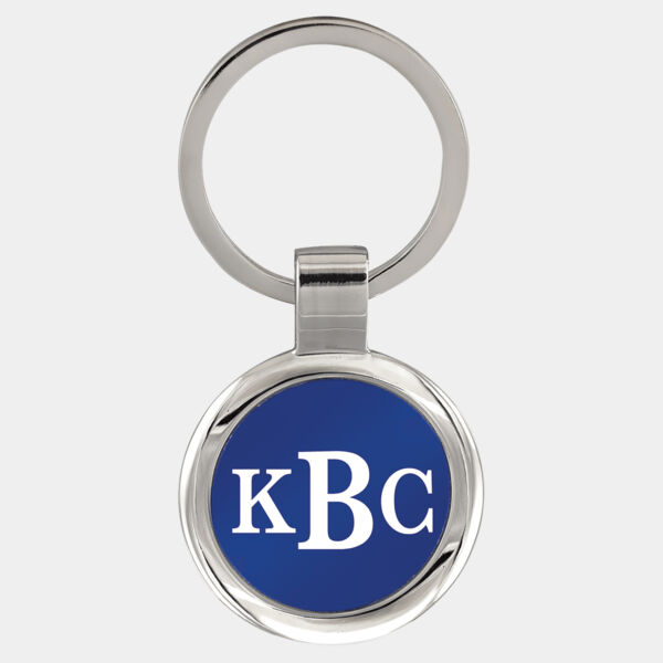 3" Laserable Round Keychain Thumbnail