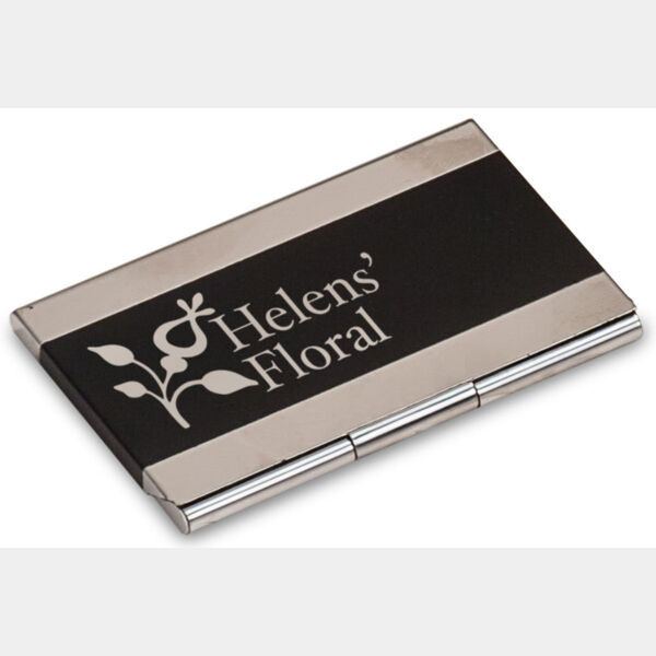 3 3/4" x 2 1/2" Laserable Business Card Holder Thumbnail