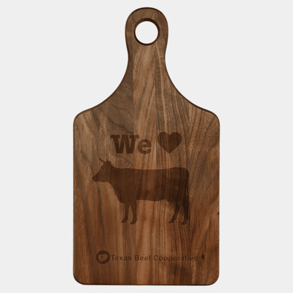 13 1/2" x 7" Paddle Shape Cutting Board Thumbnail
