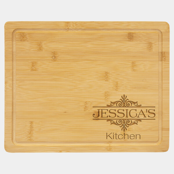 13 3/4" x 11" Cutting Board with Drip Ring Thumbnail