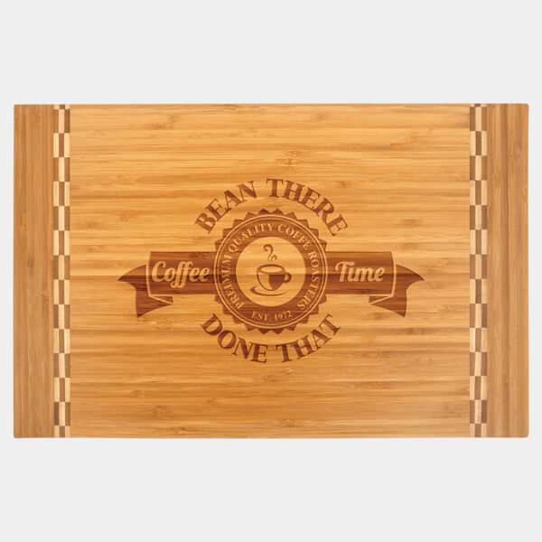 18 1/4" x 12" Cutting Board with Butcher Block Inlay Thumbnail