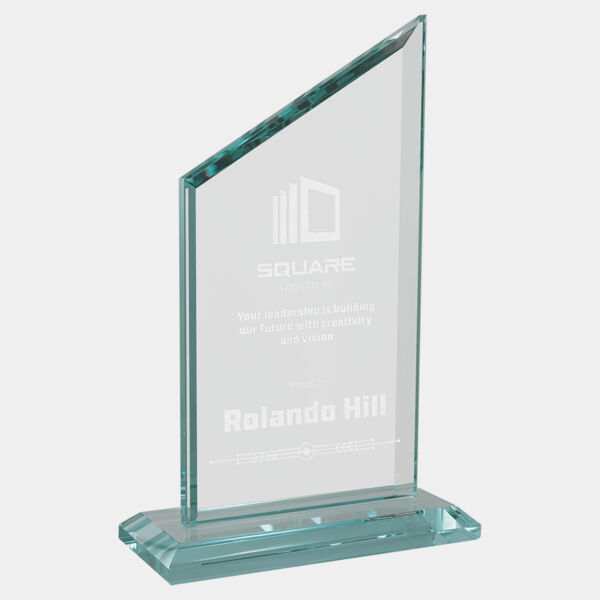 4 3/4 x 7 1/2" Zenith Series Glass Award Thumbnail