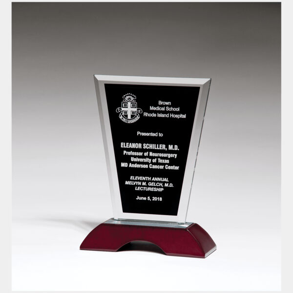 6" x 8" Silkscreened Glass with High Gloss Base Thumbnail