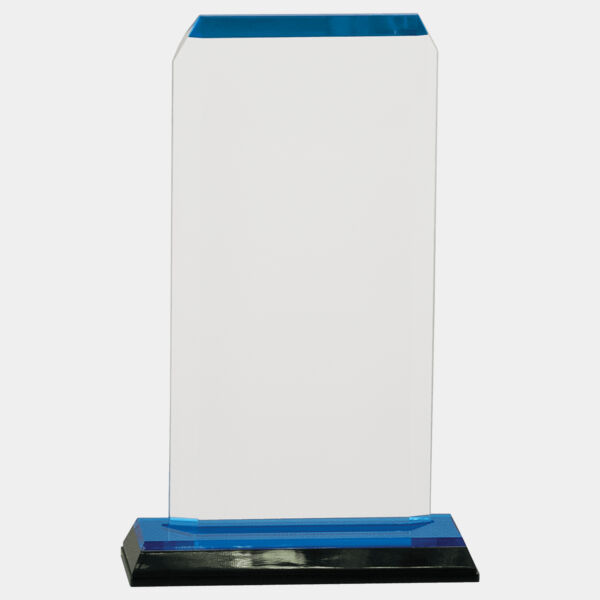 3 1/2" x 7 1/2" Clipped Corner Impress Acrylic Thumbnail