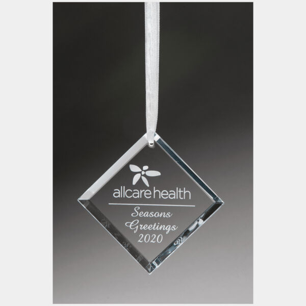 2 3/4" Crystal Diamond Ornament Thumbnail