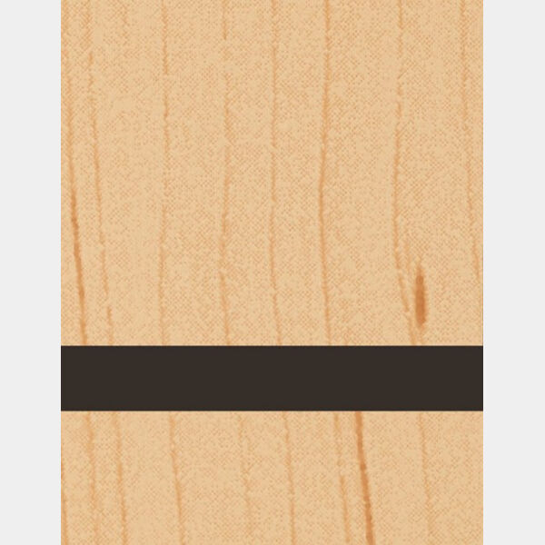 24" x 49" x 1/16" /Chocolate Brown Duets Laser Indoor Plastic Thumbnail