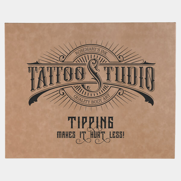 16" x 20" Laserable Leatherette Wall Decor with Sawtooth Hanger Thumbnail