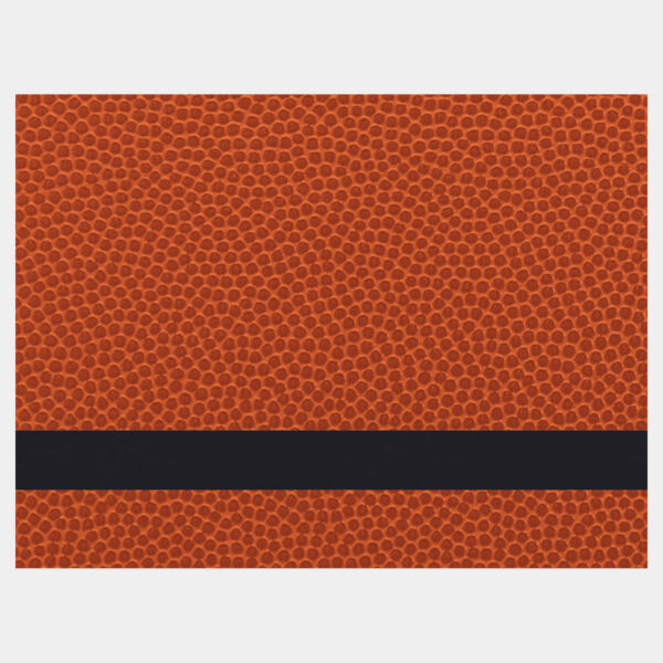 12" x 24" Basketball Laserable Leatherette Sheet Stock with Kota Pro Adhesive Thumbnail