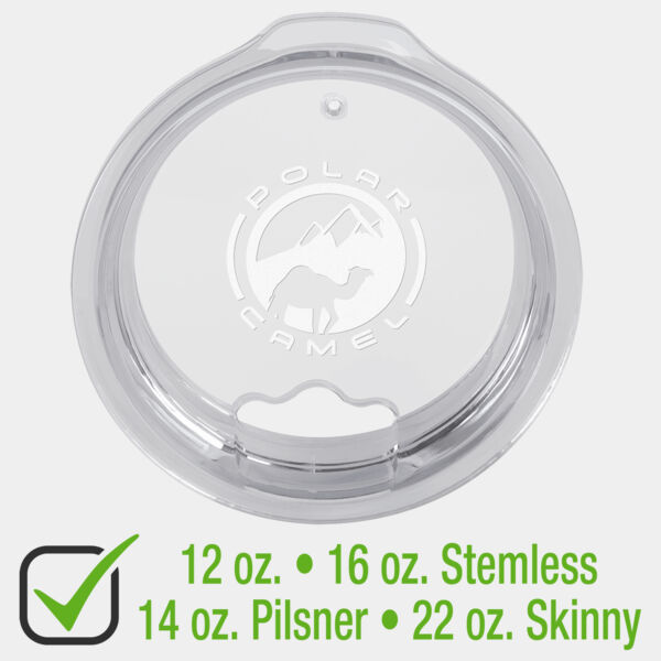 Replacement Lid for Polar Camel 12 & 16 oz. Stemless, 14 oz. Pilsner, or 22 oz. Skinny Thumbnail